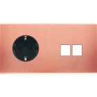 MODELEC - Façade Confidence Laiton Cuivre Satine Double Horizontale PCK M2