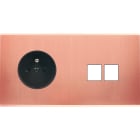 MODELEC - Façade Confidence Laiton Cuivre Satinedouble Horizontale PC M2