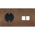 MODELEC - Façade Fascination Laiton Coslan Double Horizontale PCK M2 Mag