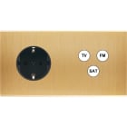 MODELEC - Façade Confidence Laiton Brosse Double Horizontale PCK C3