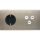 MODELEC - Façade Confidence Laiton Acier Double Horizontale PCK C3 Magnetique