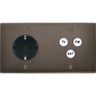 MODELEC - Façade Confidence Laiton Canon De Fusil Double Horizontale PCK C3 Vis