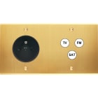 MODELEC - Façade Confidence Laiton Satine Double Horizontale PC C3 à Vis