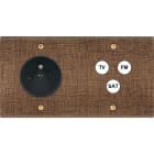 MODELEC - Façade Fascination Laiton Coslan Double Horizontale PC C3 à Vis