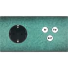 MODELEC - Façade Fascination Laiton Jade Double Horizontale PCK C3 Mag