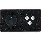 MODELEC - Façade Hitera Terrazzo Noir Double Horizontale PC C3