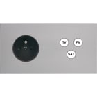 MODELEC - Façade Désir Alu Mat Double Horizontale PC Tv-Fm-Sat