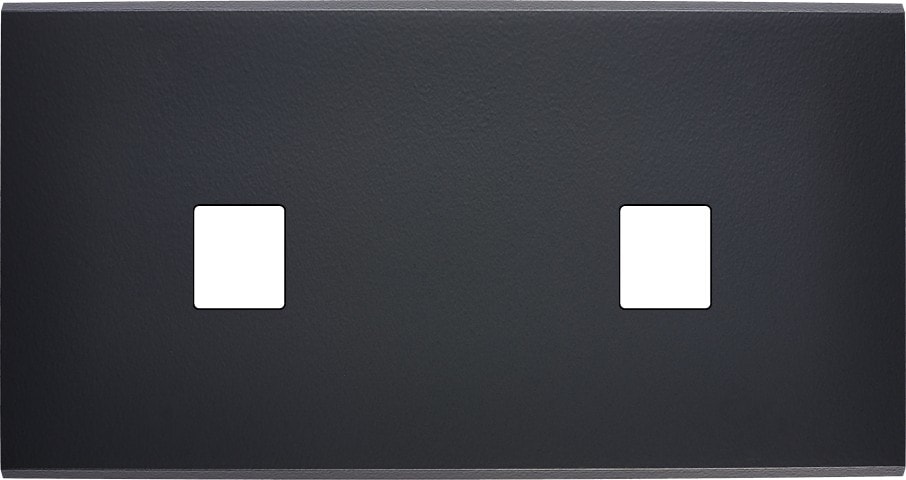 MODELEC - Façade Confidence Laiton Noir Double Horizontale M1 M1