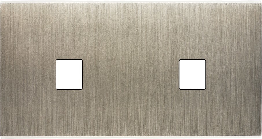 MODELEC - Façade Confidence Laiton Acier Double Horizontale M1 M1