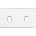 MODELEC - Façade Confidence Laiton Blanc Double Horizontale M1 M1