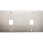 MODELEC - Façade Confidence Laiton Nickel Satine Double Horizontale M1 M1 à Vis