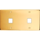 MODELEC - Façade Confidence Laiton Or Miroir Double Horizontale M1 M1 à Vis