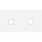 MODELEC - Façade Confidence Laiton Blanc Email Double Horizontale M1 M1