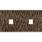 MODELEC - Façade Fascination Laiton Fauve Double Horizontale M1 M1