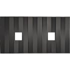 MODELEC - Façade Empreintes LIGNE Canon de Fusil Double Horizontale 1 Média 1 Média, mag