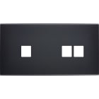 MODELEC - Façade Confidence Laiton Noir Double Horizontale M1 M2