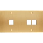 MODELEC - Façade Confidence Laiton Brosse Double Horizontale M1 M2 à Vis