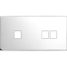 MODELEC - Façade Confidence Laiton Chrome Double Horizontale M1 M2