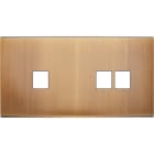 MODELEC - Façade Confidence Laiton Vieux Bronze Double Horizontale M1 M2