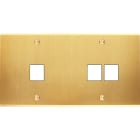 MODELEC - Façade Confidence Laiton Satine Double Horizontale M1 M2 à Vis