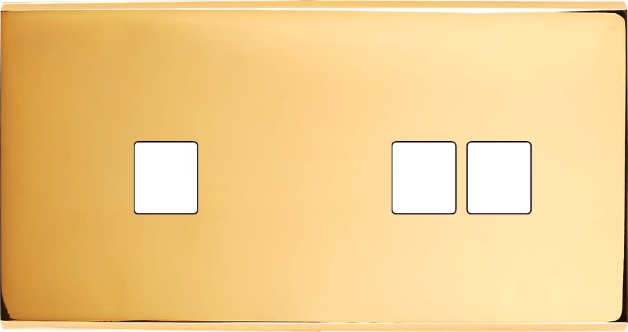 MODELEC - Façade Confidence Laiton Or Miroir Double Horizontale M1 M2