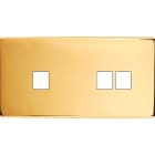 MODELEC - Façade Confidence Laiton Or Miroir Double Horizontale M1 M2