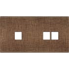 MODELEC - Façade Fascination Laiton Coslan Double Horizontale M1 M2