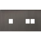 MODELEC - Façade Empreintes ANGLE Canon de Fusil Double Horizontale 1 Média 2 Média, mag