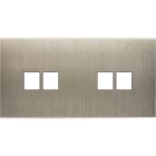 MODELEC - Façade Confidence Laiton Acier Double Horizontale M2 M2