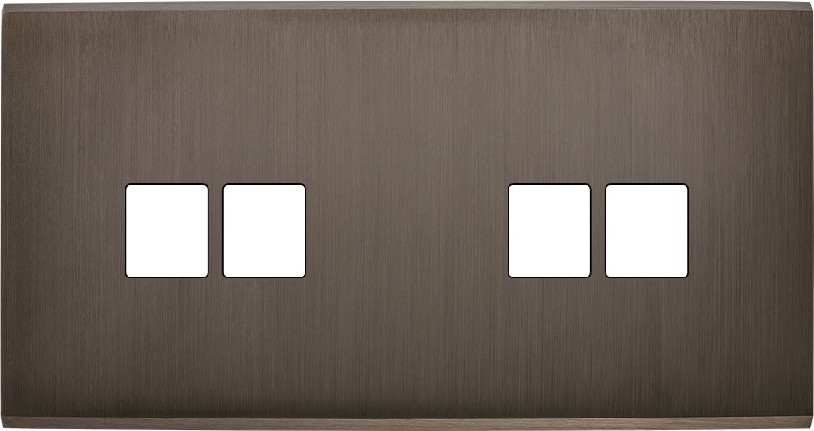 MODELEC - Façade Confidence Laiton Canon De Fusil Double Horizontale M2 M2