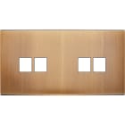 MODELEC - Façade Confidence Laiton Vieux Bronze Double Horizontale M2 M2