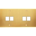 MODELEC - Façade Confidence Laiton Satine Double Horizontale M2 M2 à Vis