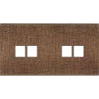 MODELEC - Façade Fascination Laiton Coslan Double Horizontale M2 M2