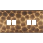 MODELEC - Façade Fascination Laiton Onde Double Horizontale M2 M2