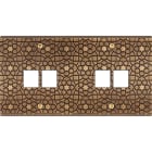 MODELEC - Façade Fascination Laiton Atlas Double Horizontale M2 M2 à Vis