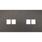MODELEC - Façade Empreintes PLAN Canon de Fusil Double Horizontale 2 Doubles Média, mag