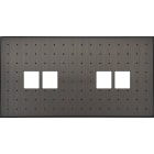 MODELEC - Façade Empreintes POINT Canon de Fusil Double Horizontale 2 Doubles Média, mag