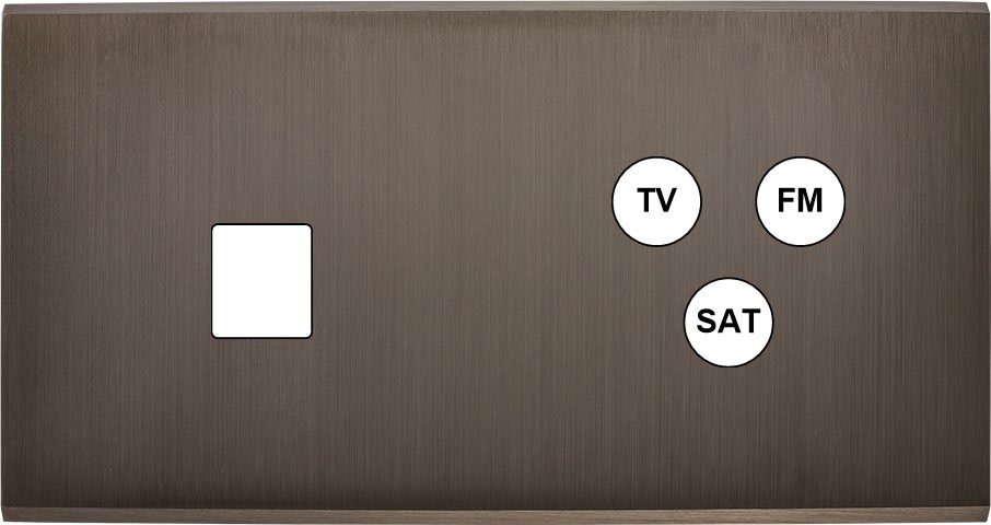 MODELEC - Façade Confidence Laiton Canon De Fusil Double Horizontale M1 C3