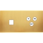 MODELEC - Façade Confidence Laiton Sat Double Horizontale M1 C3