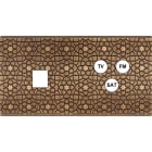 MODELEC - Façade Fascination Laiton Atlas Double Horizontale M1 C3