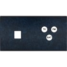 MODELEC - Façade Fascination Laiton Ombre Double Horizontale M1 C3