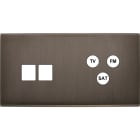 MODELEC - Façade Confidence Laiton Canon De Fusil Double Horizontale M2 C3