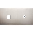 MODELEC - Façade Confidence Laiton Nickel Satine Double Horizontale 3 Basculeurs PC