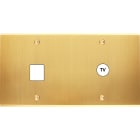 MODELEC - Façade Confidence Laiton Satine Double Horizontale M1 C1 Vis