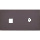 MODELEC - Façade Désir Anthracite Mat Double Horizontale M1 C1