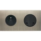 MODELEC - Façade Confidence Laiton Acier Double Horizontale PC SC Magnetique