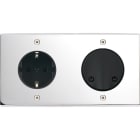 MODELEC - Façade Confidence Laiton Chrome Double Horizontale PCK SC Vis