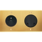 MODELEC - Façade Confidence Laiton Satine Double Horizontale PC SC Vis