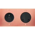MODELEC - Façade Confidence Laiton Cuivre Satine Double Horizontale PC SC à Vis