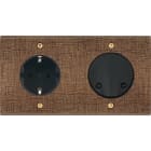 MODELEC - Façade Fascination Laiton Coslan Double Horizontale PCK SC Vis